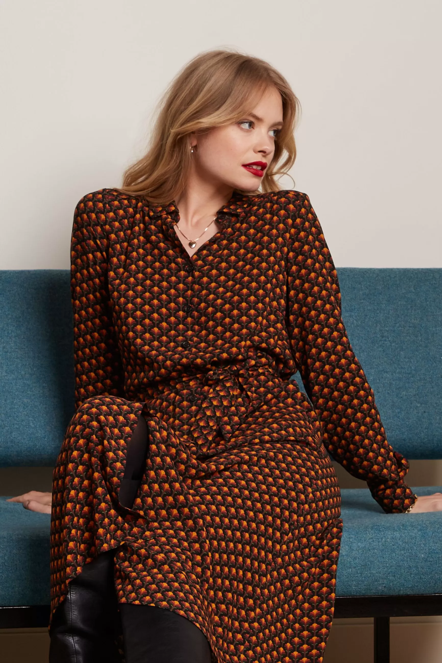 olive_dress_mayfield_4.webp DAMES King Louie Olive Dress Mayfield